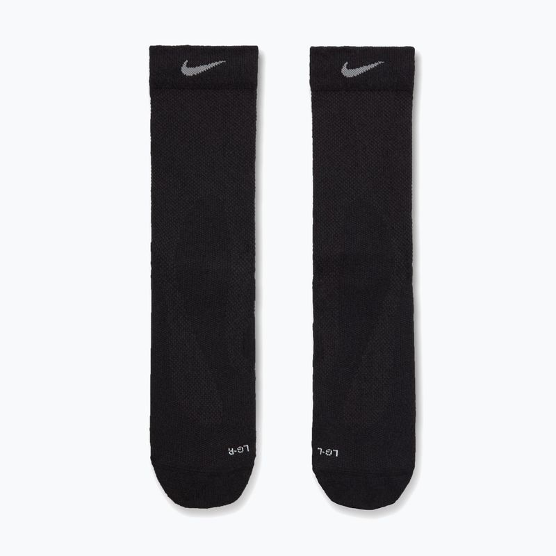 Ponožky Nike Running Lightweight Crew black/dark smoke grey/smoke grey 2
