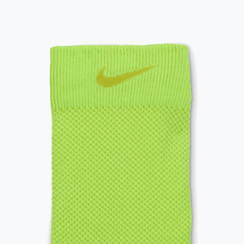Ponožky Nike Running Lightweight Crew volt/bright cactus/black/bright cactus 4