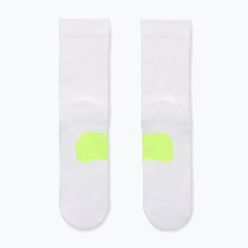 Ponožky Nike Running Midweight Crew white/volt/black 3