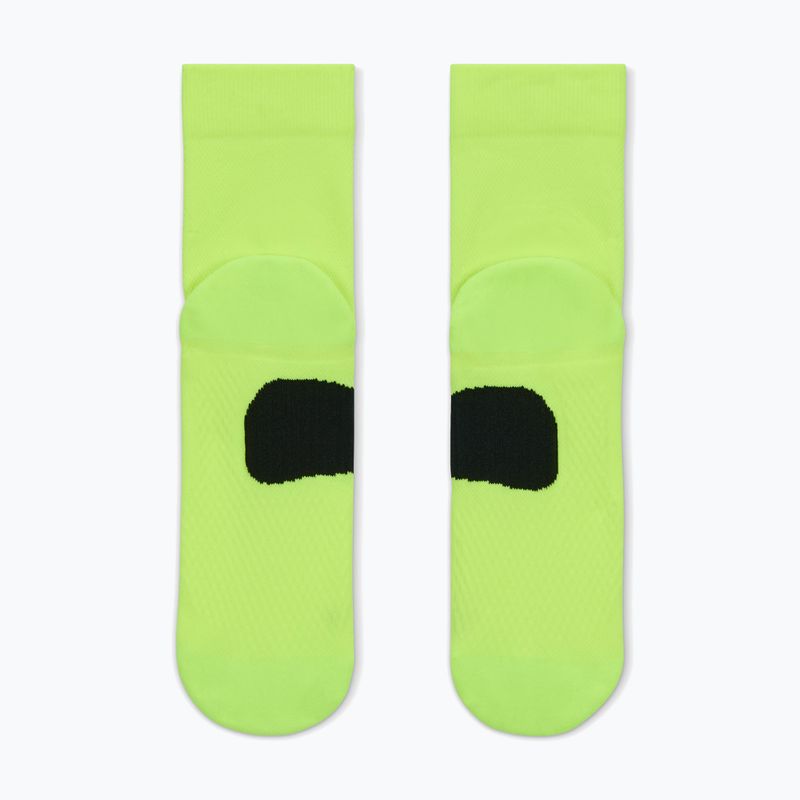 Ponožky Nike Running Midweight Micro Crew volt/black/black 3