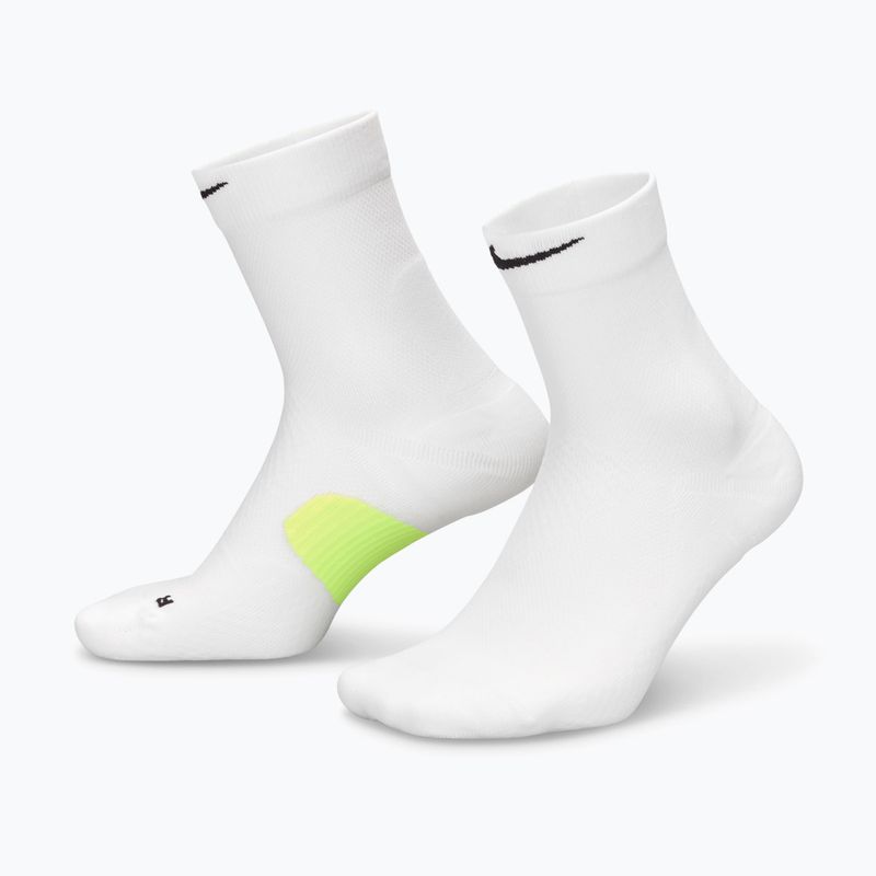 Ponožky Nike Running Midweight Micro Crew white/volt/black