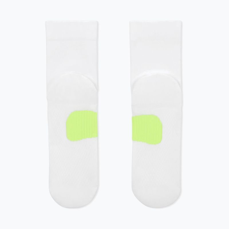 Ponožky Nike Running Midweight Micro Crew white/volt/black 3