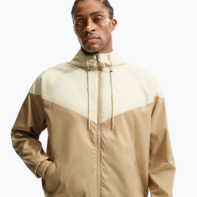 Pánska bunda Nike Sportswear Windrunner parachute beige/light khaki/white 4