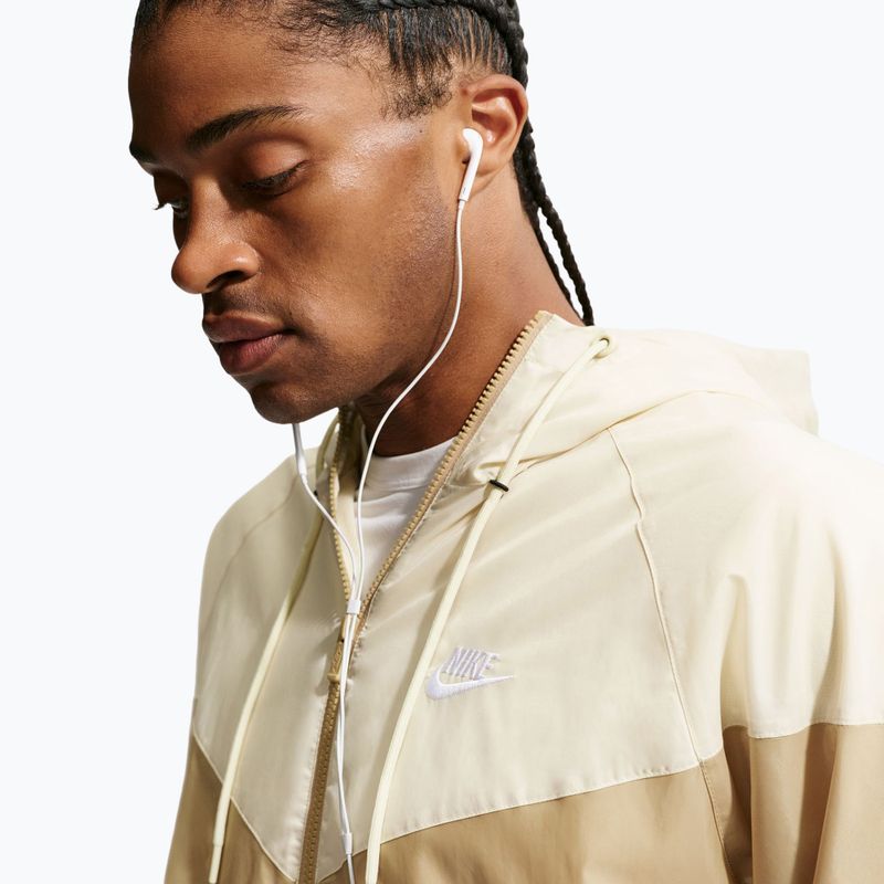 Pánska bunda Nike Sportswear Windrunner parachute beige/light khaki/white 5