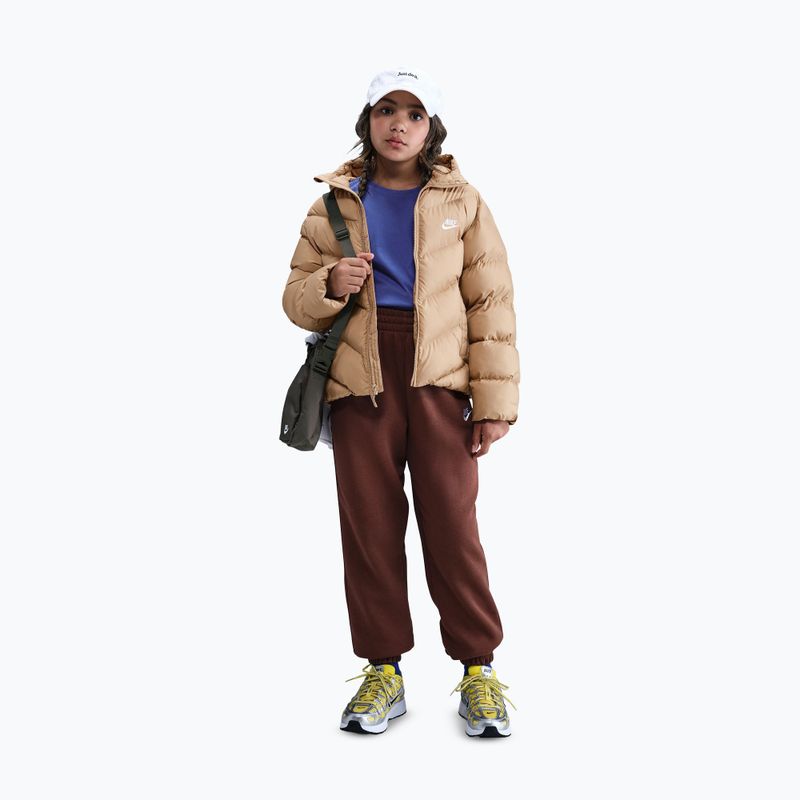 Detská zateplená bunda Nike Sportswear All Day Play hemp/white 2