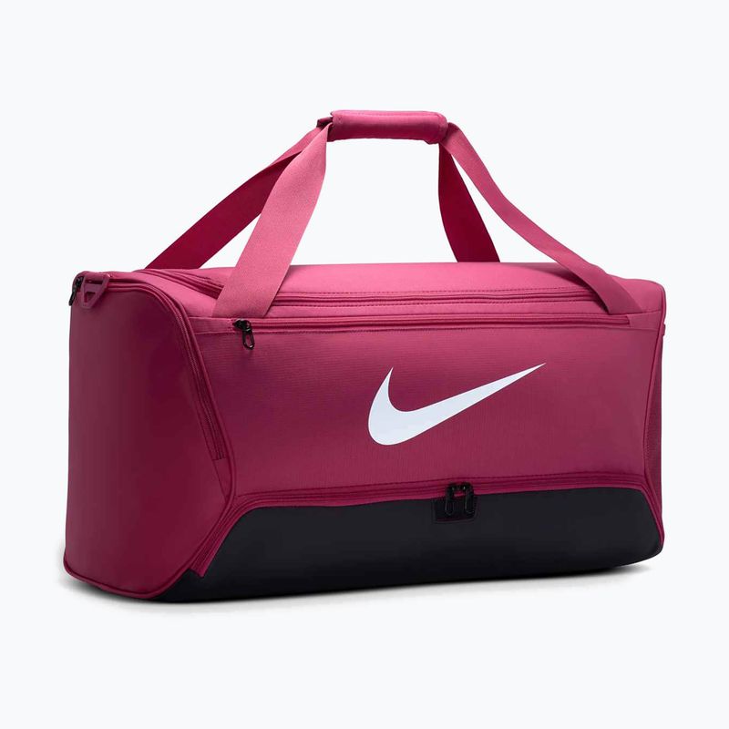 Tréningová taška Nike Brasilia 9.5 60 l sweet beet/black/white 2