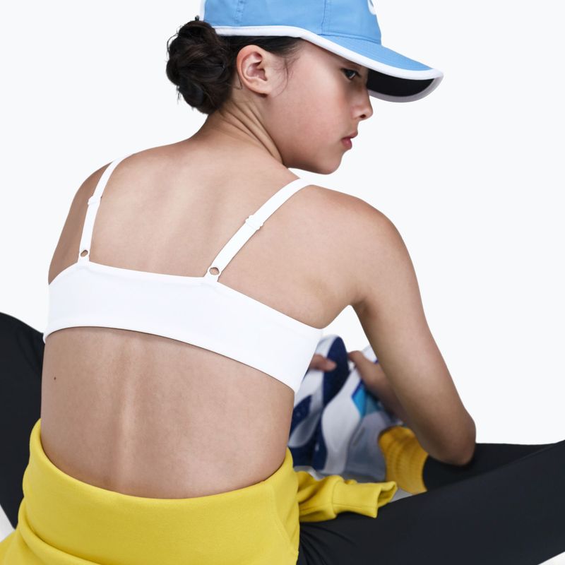 Dievčenská podprsenka Nike Alate White/Light Smoke Grey 6