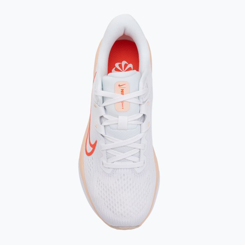 Dámske bežecké topánky Nike Quest 6 white / bright crimson / washed coral 5