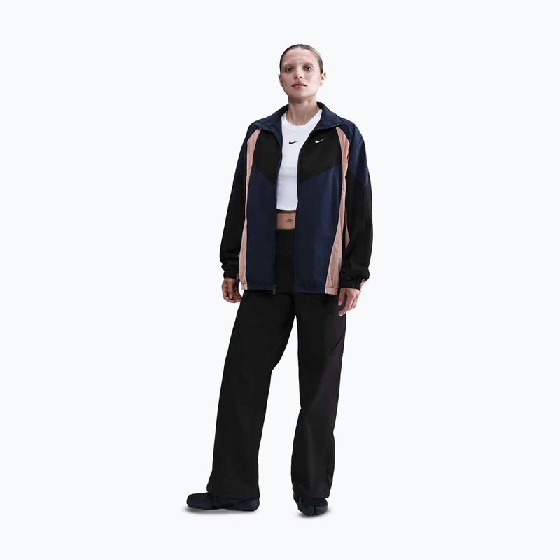 Dámska bunda Nike Sportswear Oversized midnight navy/black/particle pink/sail 2