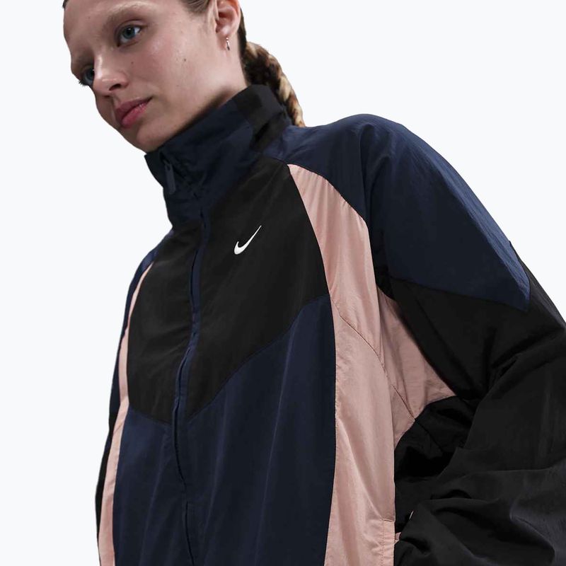 Dámska bunda Nike Sportswear Oversized midnight navy/black/particle pink/sail 4