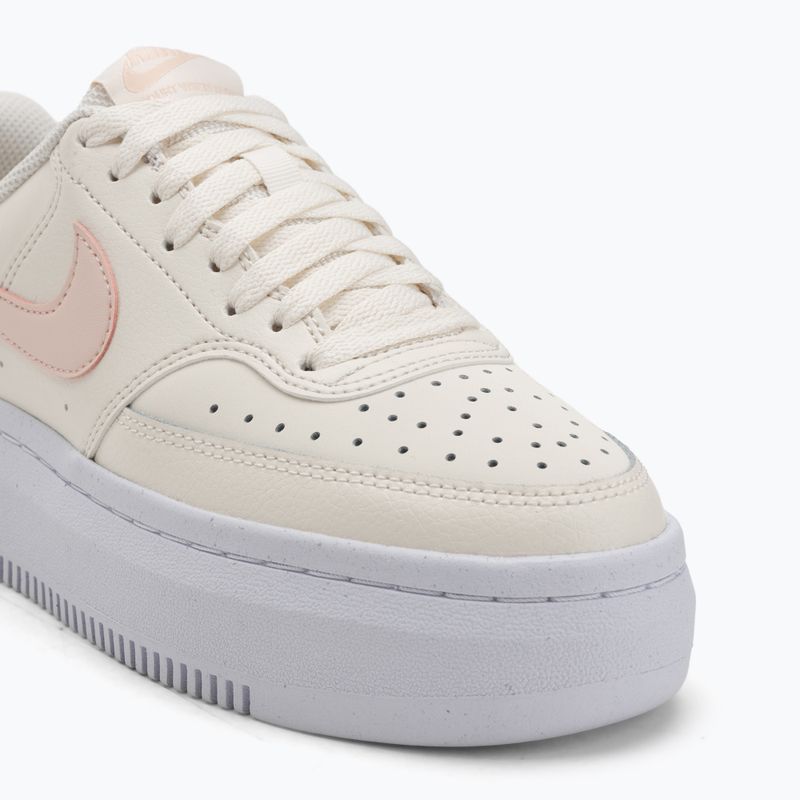 Dámske topánky Nike Court Vision Alta pale ivory/washed coral/white 7