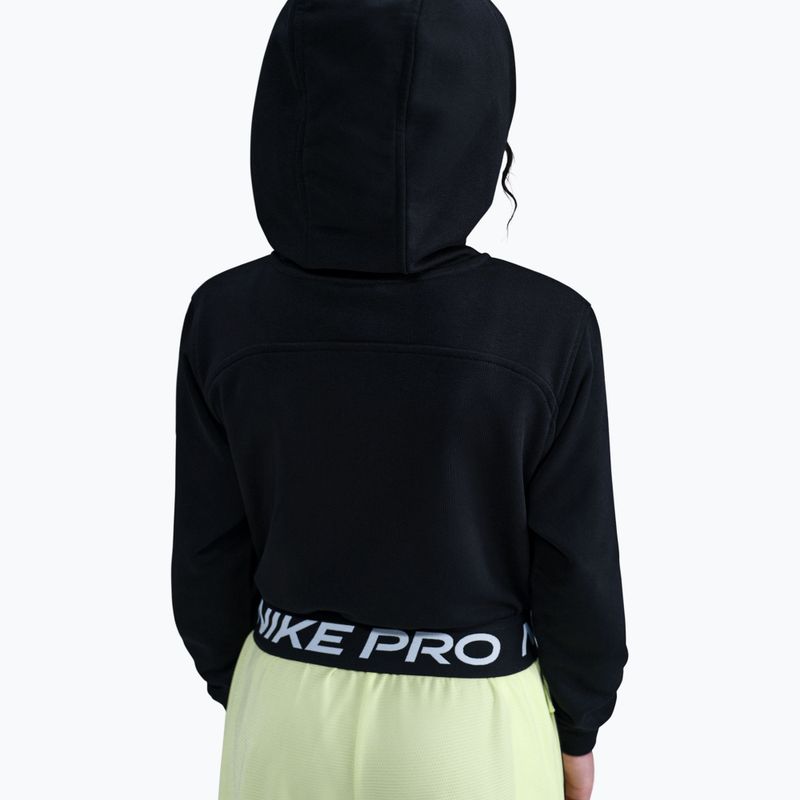 Detská mikina Nike Pro Fleece black/black/black/white 4