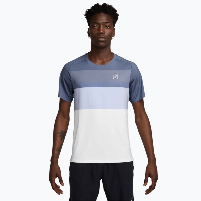 Pánske tenisové tričko Nike Court Dri-Fit Advantage world indigo / white
