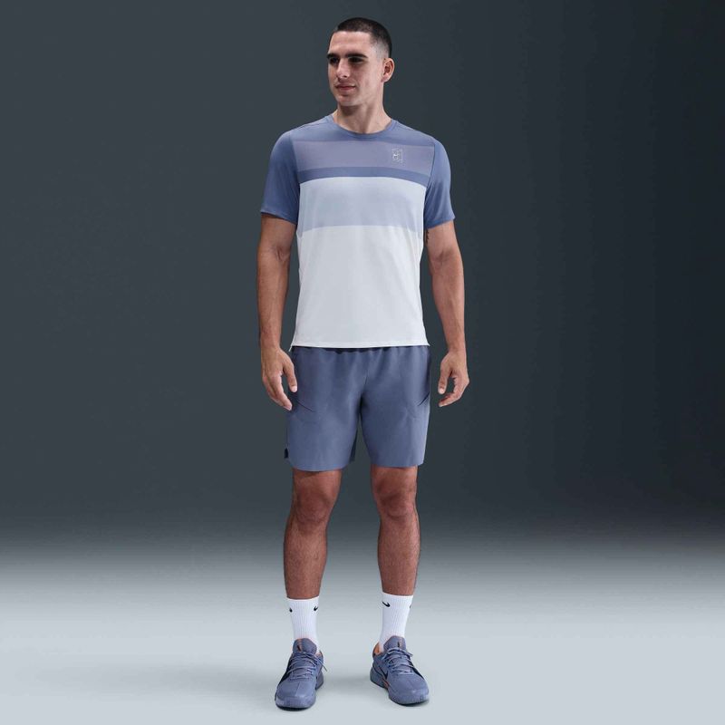 Pánske tenisové tričko Nike Court Dri-Fit Advantage world indigo / white 5