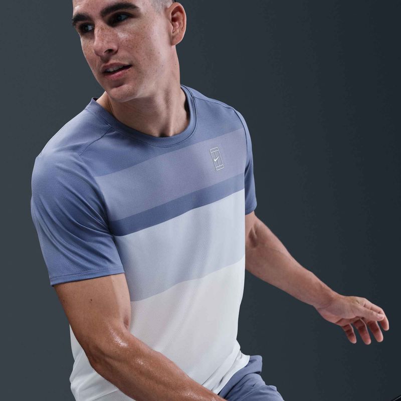 Pánske tenisové tričko Nike Court Dri-Fit Advantage world indigo / white 7
