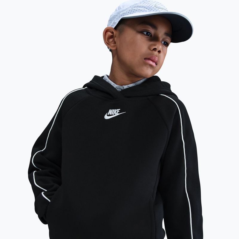 Detská tepláková súprava Nike Sportswear Club Fleece Hooded black/black/white/white 3