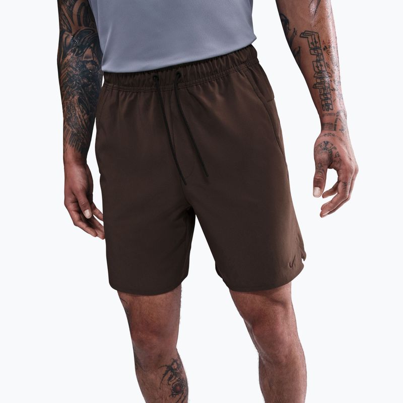 Pánske tréninkové šortky Nike Unlimited baroque brown/black/baroque brown