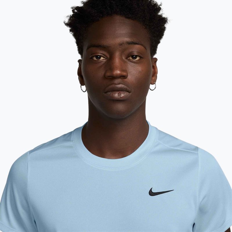 Pánske tenisové tričko Nike Court Dri-Fit Victory celestine blue / black 3