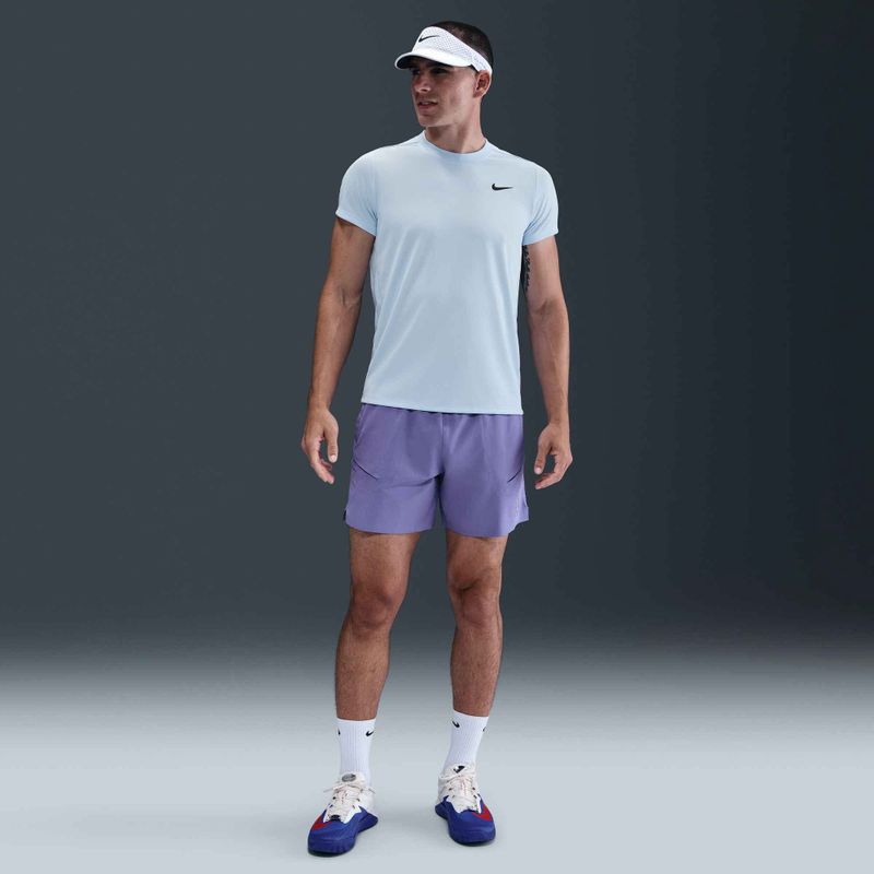 Pánske tenisové tričko Nike Court Dri-Fit Victory celestine blue / black 5