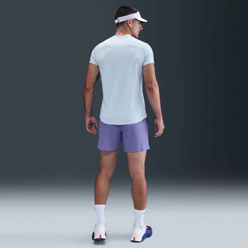 Pánske tenisové tričko Nike Court Dri-Fit Victory celestine blue / black 6