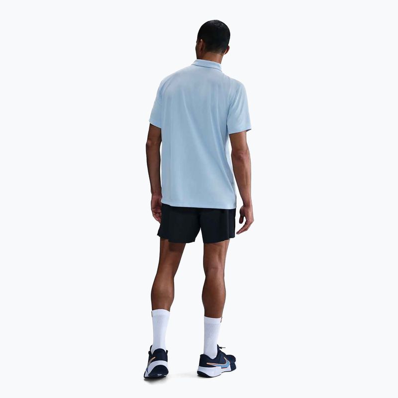 Pánske tenisové tričko Nike Court Dri-Fit Polo Solid celestine blue / black 3