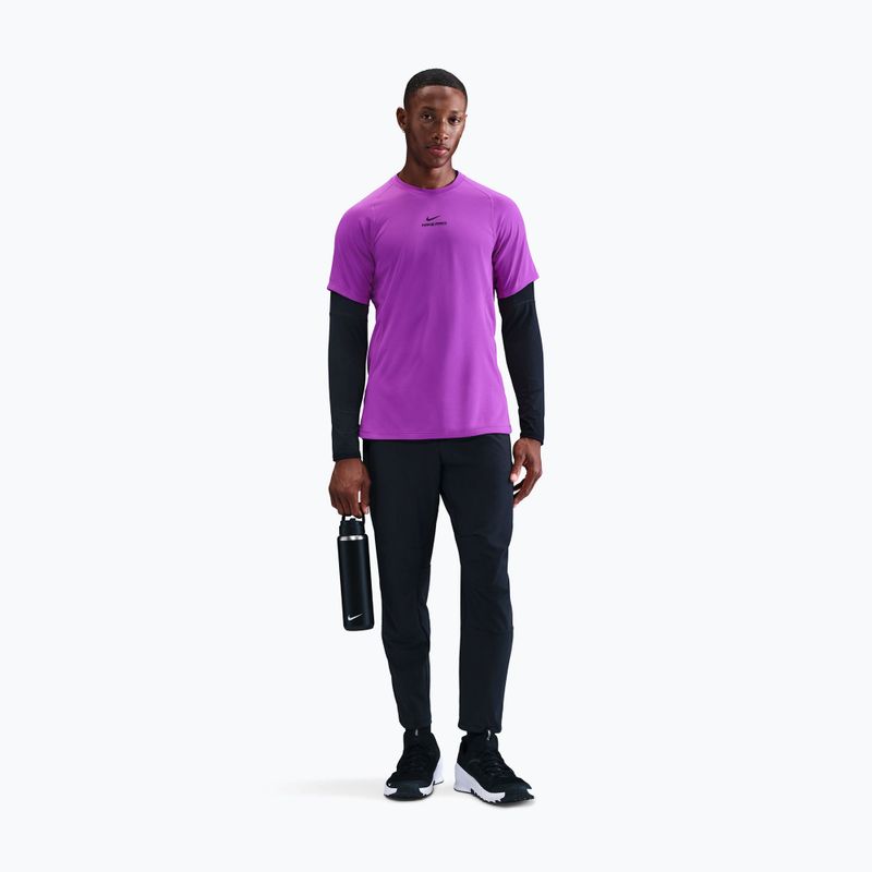 Pánske tréningové tričko Nike Pro Training Dri-Fit vivid purple/black 2