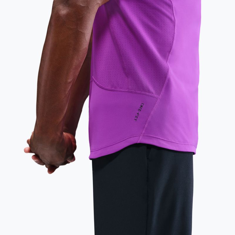 Pánske tréningové tričko Nike Pro Training Dri-Fit vivid purple/black 5