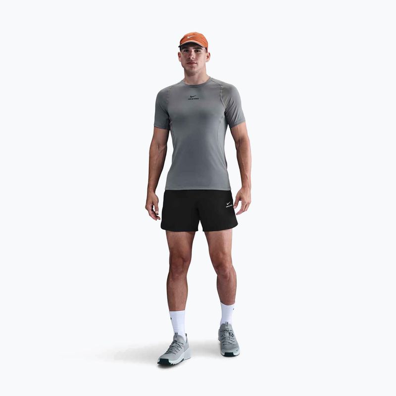Pánske tréningové tričko Nike Pro Training Dri-Fit smoke grey/black 2
