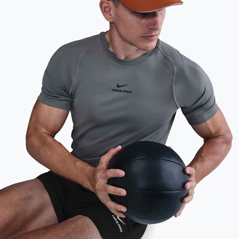Pánske tréningové tričko Nike Pro Training Dri-Fit smoke grey/black 6