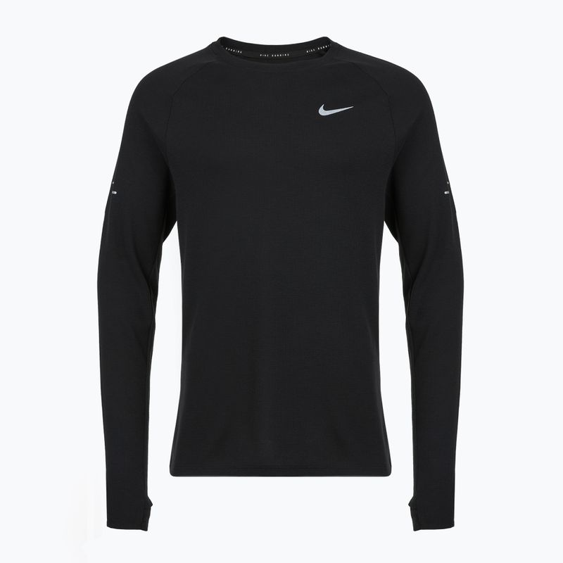 Pánske bežecké tričko longsleeve Nike Stride Dri-Fit Waffle Crew black 7