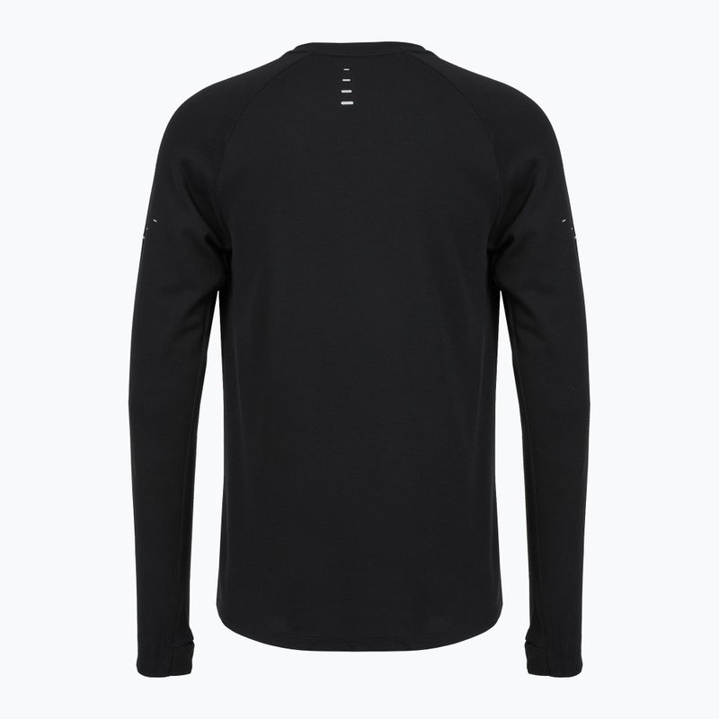Pánske bežecké tričko longsleeve Nike Stride Dri-Fit Waffle Crew black 8