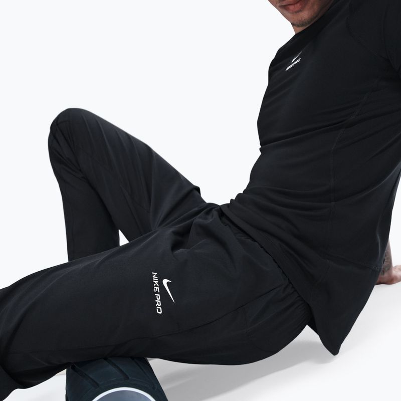 Pánske nohavice Nike Pro Training Dri-Fit čierna/biela 4
