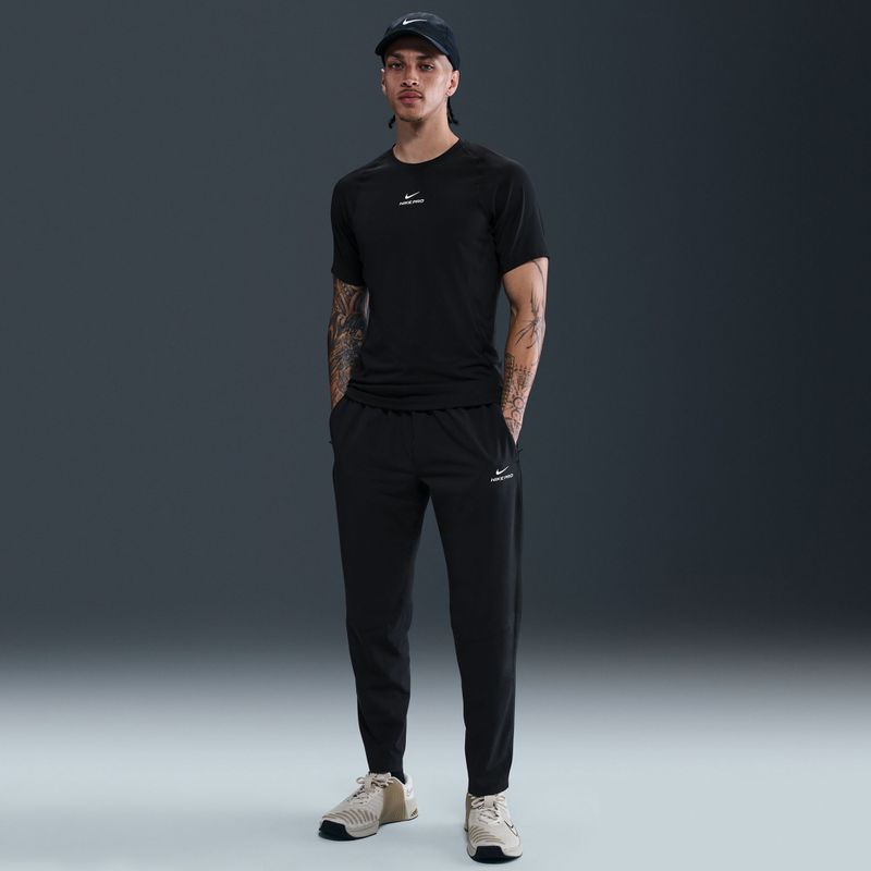 Pánske nohavice Nike Pro Training Dri-Fit čierna/biela 6