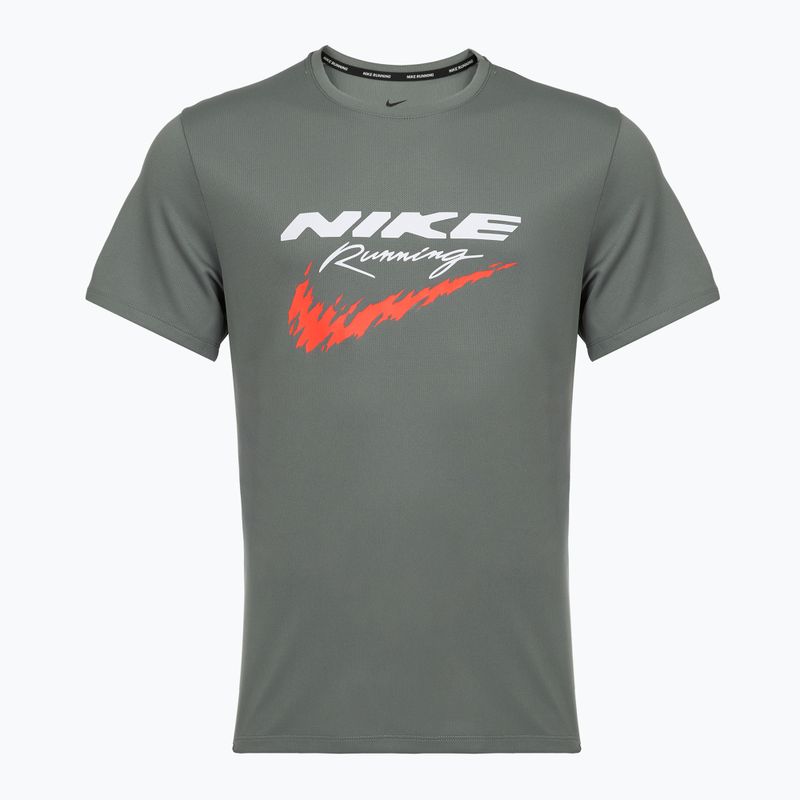 Pánske bežecké tričko Nike Miler Dri-Fit UV smoke grey 6