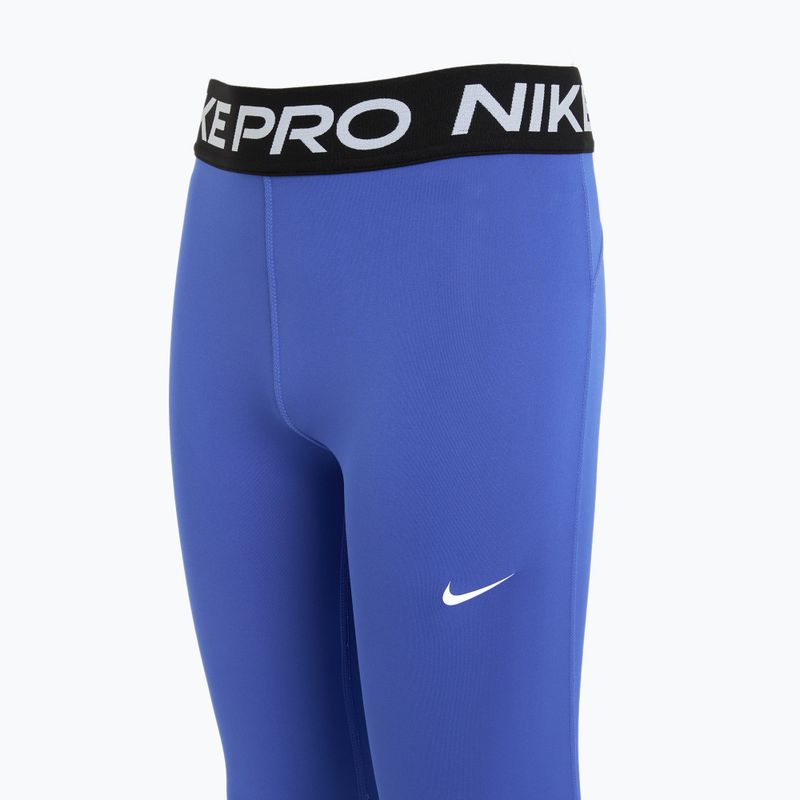 Detské legíny Nike Pro Dri-FIT comet blue/black/white 9