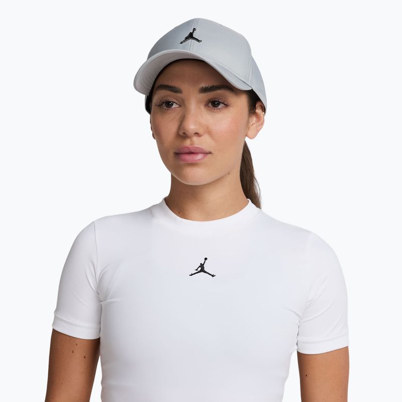 Šiltovka Nike Jordan Rise Structured Metal Jumpman light smoke grey/R511 5