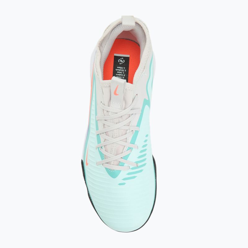 Detské kopačky Nike United Phantom 6 Low Academy Jr TF pistachio frost/hyper orange 5