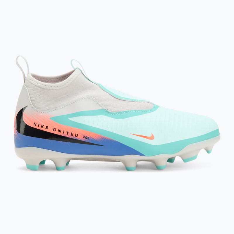 Detské kopačky Nike United Phantom 6 High Academy Jr FG/MG pistachio frost/hyper orange 2