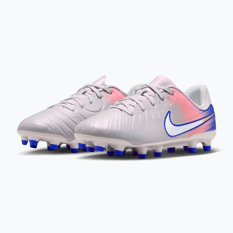 Detské kopačky Nike United Tiempo Legend 10 Academy Jr FG/MG vast grey/racer blue 3