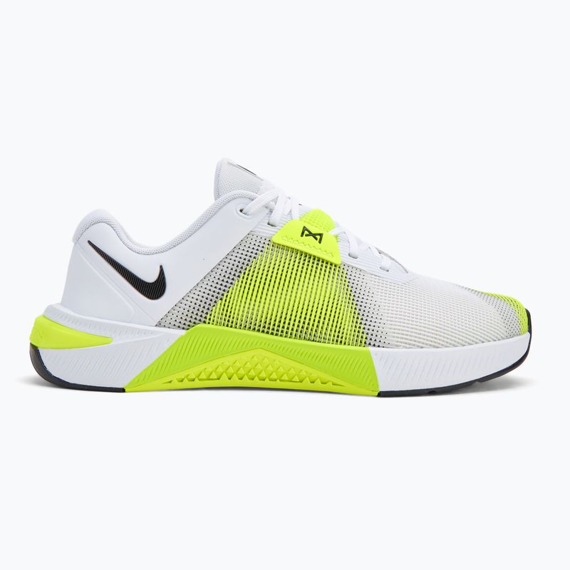 Pánske vzpieračské topánky Nike Metcon 10 white/volt/black 2