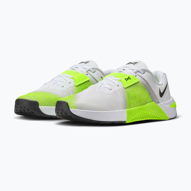 Pánske vzpieračské topánky Nike Metcon 10 white/volt/black 3