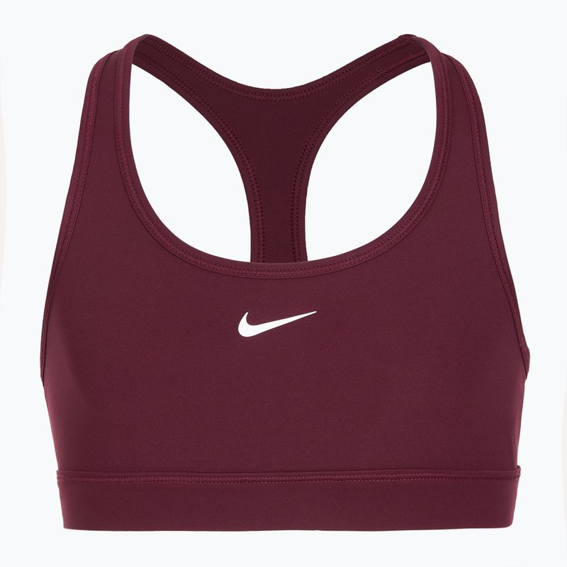 Detská športová podprsenka Nike Swoosh burgundy/white 6