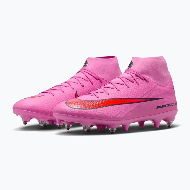 Pánske kopačky Nike Mercurial Superfly 10 Academy SG-Pro magic flamingo/black/total crimson 10