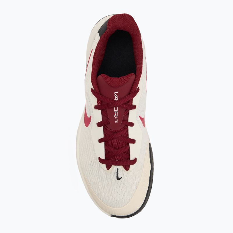 Dámske tenisové topánky Nike Vapor Lite 3 pale ivory / rush pink / sail / team red 5