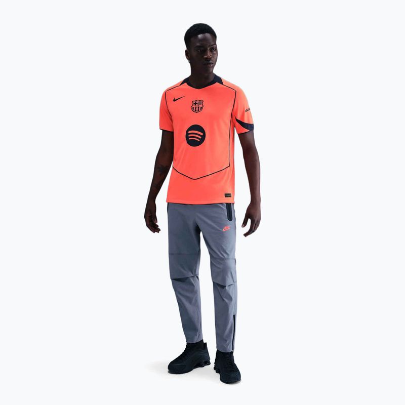Pánsky futbalový dres Nike FC Barcelona 2025/26 Stadium Third bright mango/midnight navy/midnight navy 2