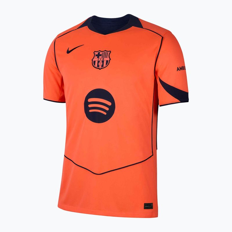 Pánsky futbalový dres Nike FC Barcelona 2025/26 Stadium Third bright mango/midnight navy/midnight navy 7