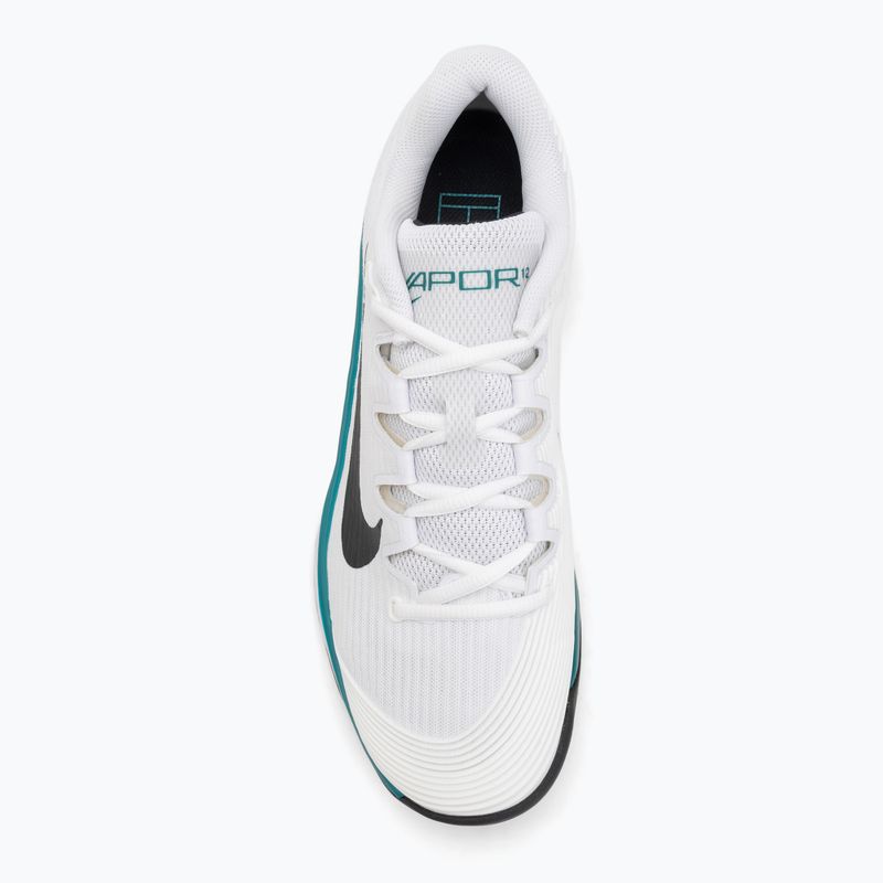 Pánske tenisové topánky Nike Vapor 12 white / black / radiant emerald 5