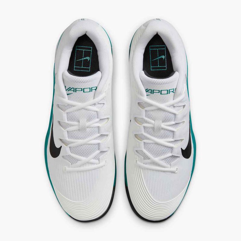 Pánske tenisové topánky Nike Vapor 12 white / black / radiant emerald 14