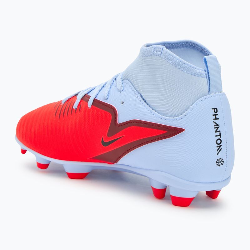 Detské  kopačky Nike Phantom 6 High Club FG/MG royal tint/bright crimson 3