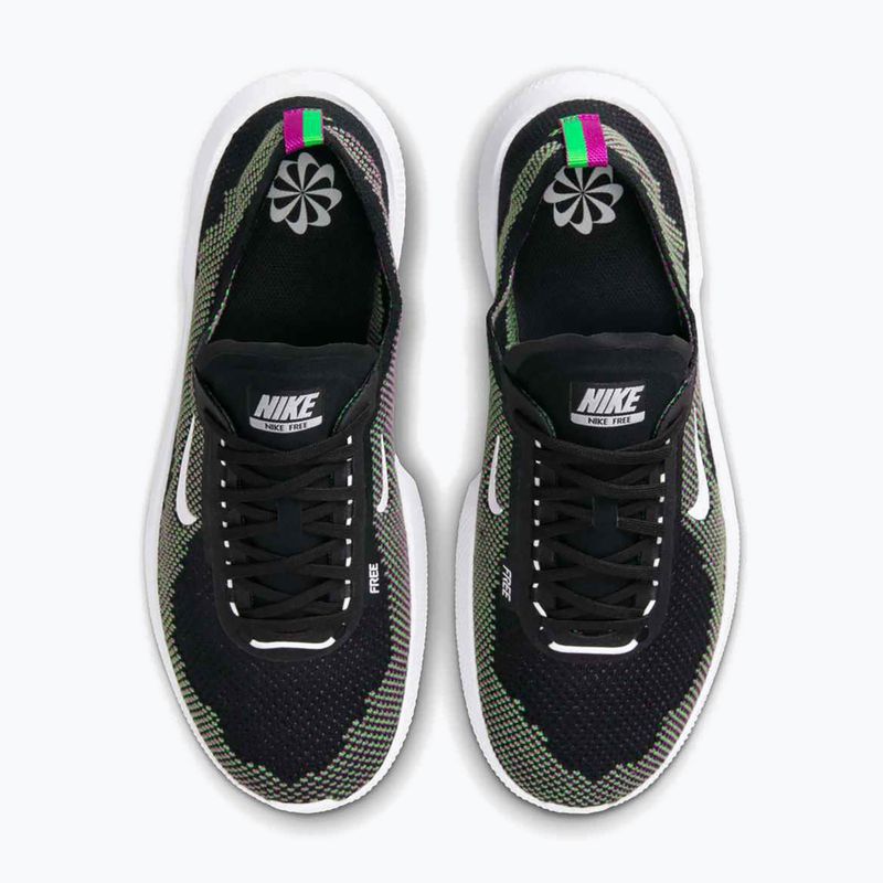 Pánske tréningové topánky Nike Free 2025 black/white/green strike/vivid purple 8